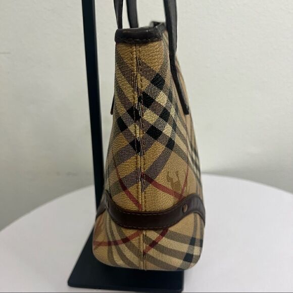 Vintage Burberry London Check  Mini Tote Bag Nova Plaid Bag Classic - Picture 4 of 15